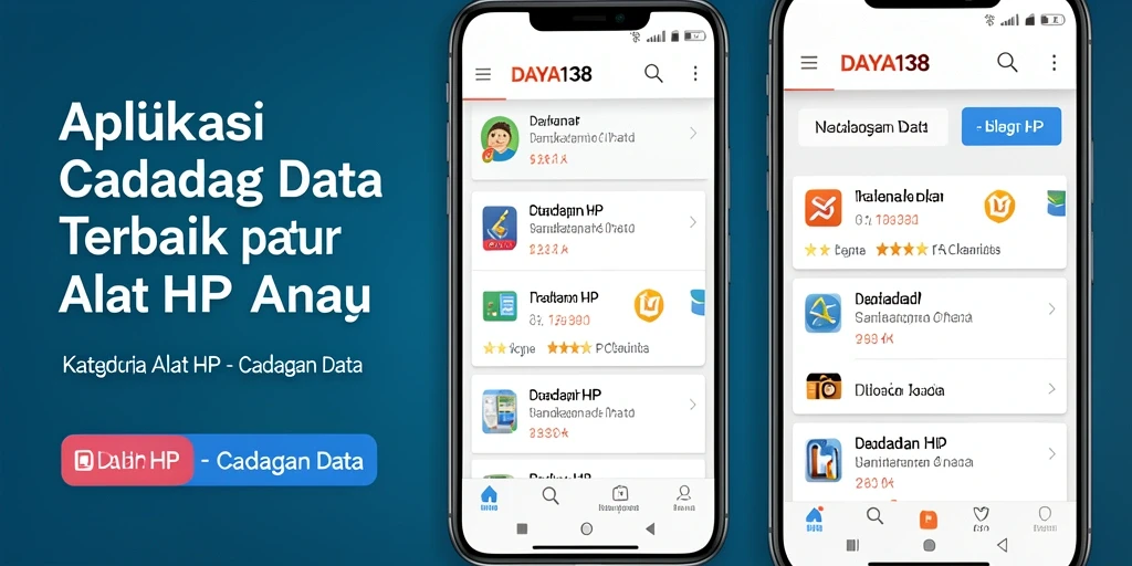 Antarmuka aplikasi DAYA138 yang intuitif dan mudah digunakan.