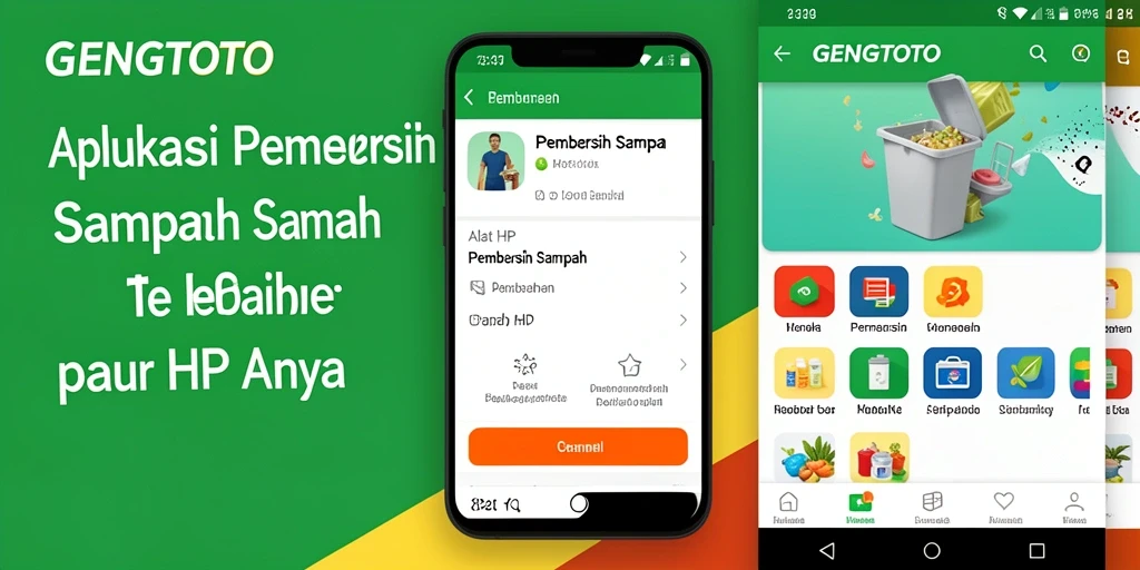 Tampilan antarmuka GENGTOTO yang sederhana dan intuitif.
